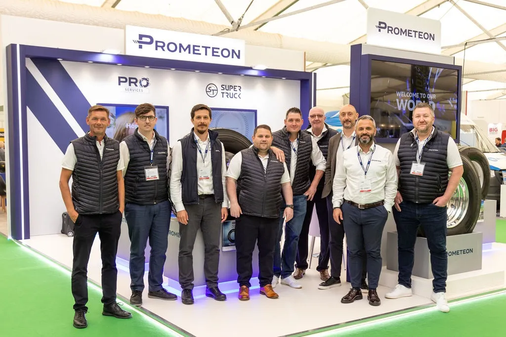 Photo of the Prometeon Tyre Group team at RTX 2024.