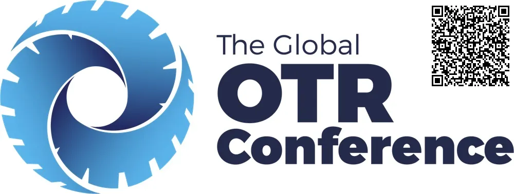 OTR Conference Logo with Registeration QR Code