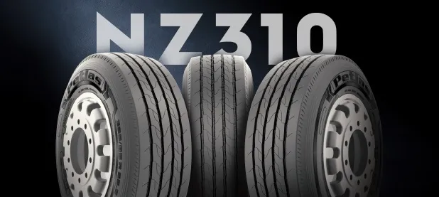 Image of three new Petlas NZ310 trailer tyres