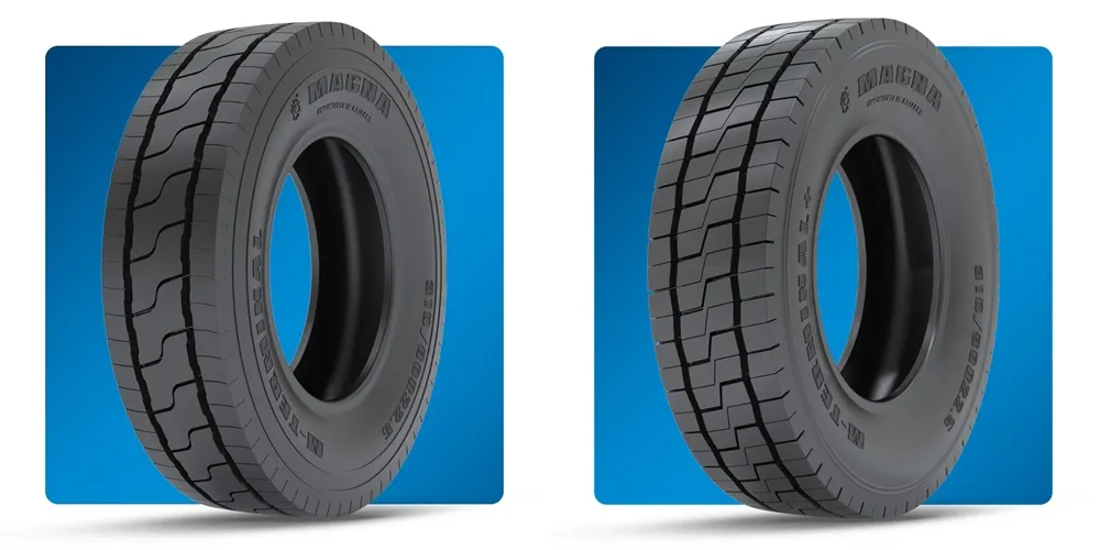 Magna M-Terminal Tyres side by side