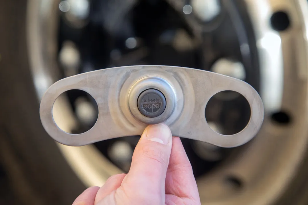 Wheely-Safe unit in hand