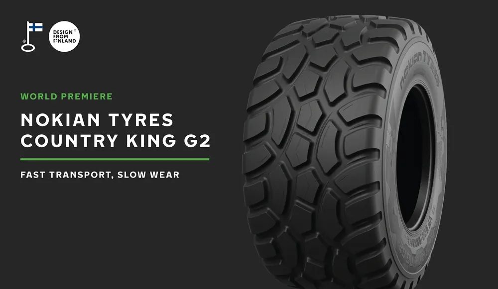 Image of the new Nokian Tyres Country King G2