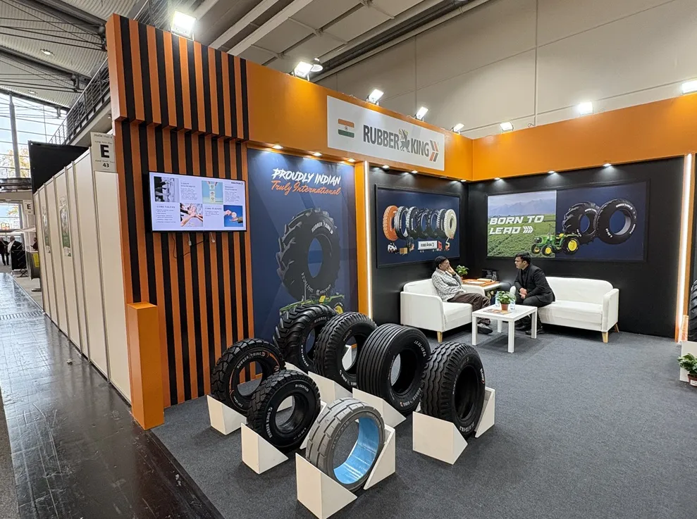 Image of the Rubber King Booth at Agritechnica 2025.