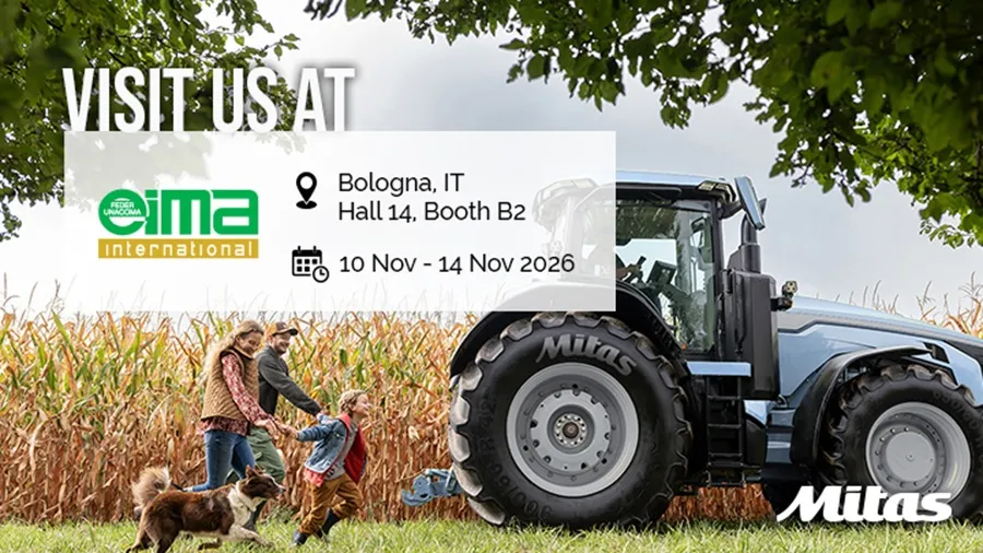 MITAS Tyres at EIMA image with tractor